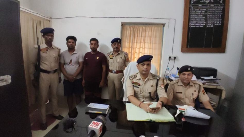 Tripura police rescues abducted Assam man from bordering village in Agartala Tripura police rescues abducted Assam man from bordering village in Agartala