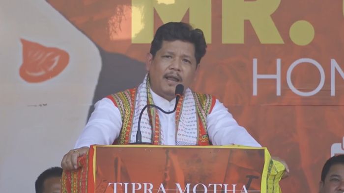 Meghalaya's CM vows to protect Northeast region's culture at Tipra Motha rally