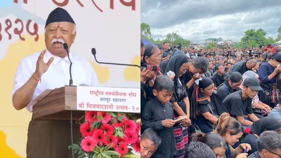 Manipur: Top tribal body questions RSS chief over Meitei-Kuki conflict after BJP came to power Manipur: Top tribal body questions RSS chief over Meitei-Kuki conflict after BJP came to power