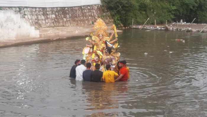 Durga Puja celebrations conclude in Shillong with idol immersion