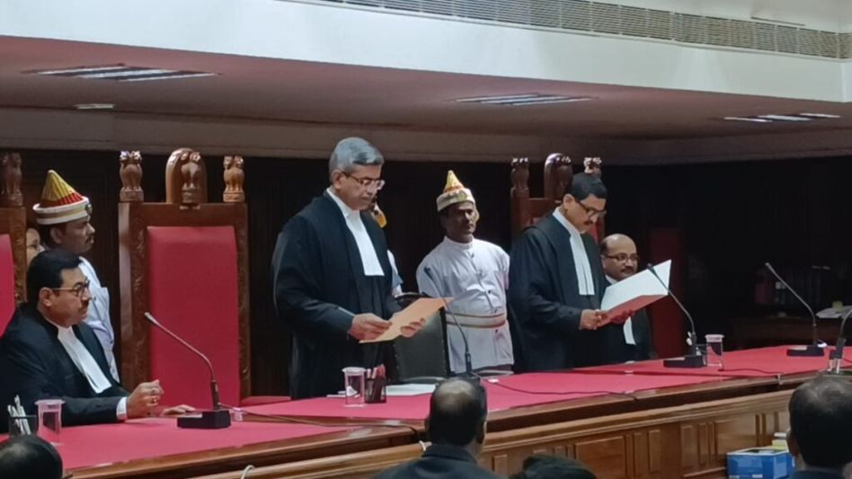 Two newly appointed judges sworn in at Tripura High Court Two newly appointed judges sworn in at Tripura High Court