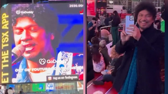 Papon lit up New York Times Square with his mesmerising Bihu song