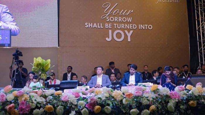 Arunachal CM Khandu attends inaugural programme of three-day prayer festival in Itanagar
