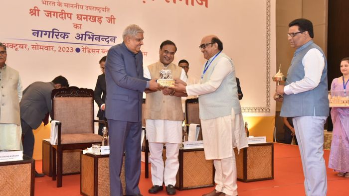 Vice President Dhankhar attends 3rd Convocation of Royal Assam Global University