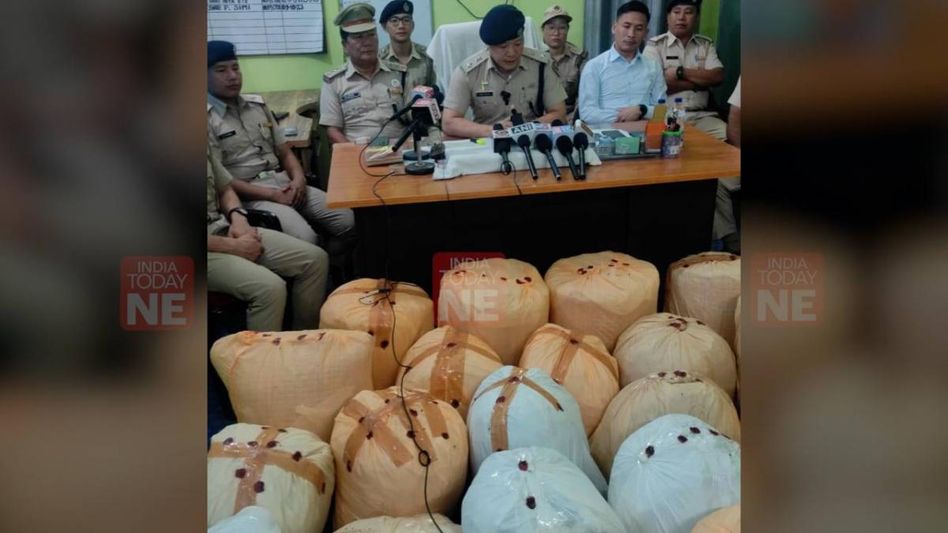 Arunachal Pradesh: Major drug bust by Doimukh Police, 230 kg cannabis seized Arunachal Pradesh: Major drug bust by Doimukh Police, 230 kg cannabis seized