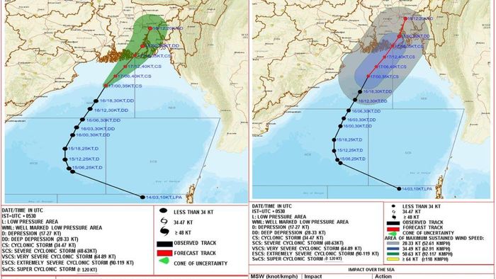 Cyclonic storm 'Midhili' gathers strength, heads towards Bangladesh coast