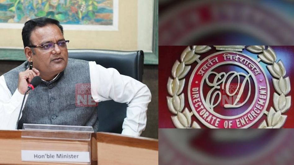 ED raids AAP leader Raaj Kumar Anand's residence amid money laundering probe ED raids AAP leader Raaj Kumar Anand's residence amid money laundering probe