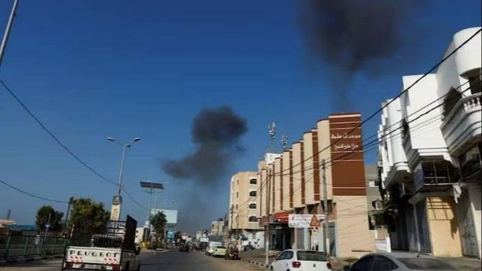 With the Israel-Hamas war a day away from marking a month since it began, Israel’s military announced late Sunday that it had encircled Gaza City and divided it into two.