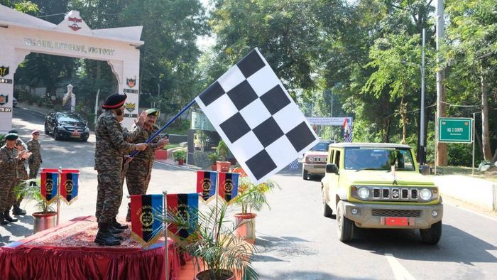 The GOC of the Spear Corps, Indian Army, today flagged off the Nagaland Leg of the car rally being conducted by the NCC Directorate North Eastern Region.