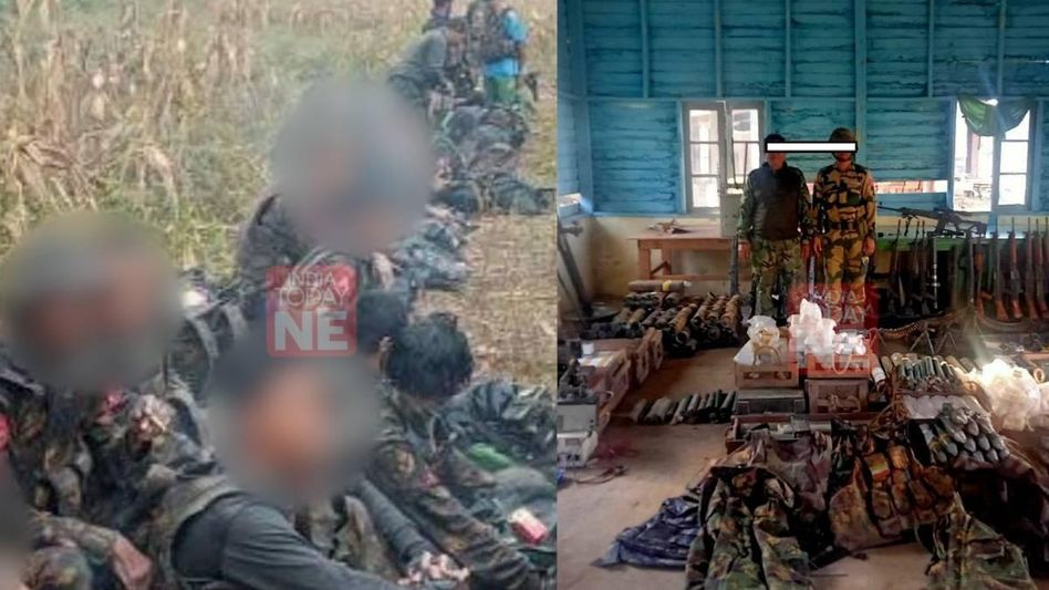 Mizoram: 29 Myanmar army soldiers surrender after intense border clash Mizoram: 29 Myanmar army soldiers surrender after intense border clash