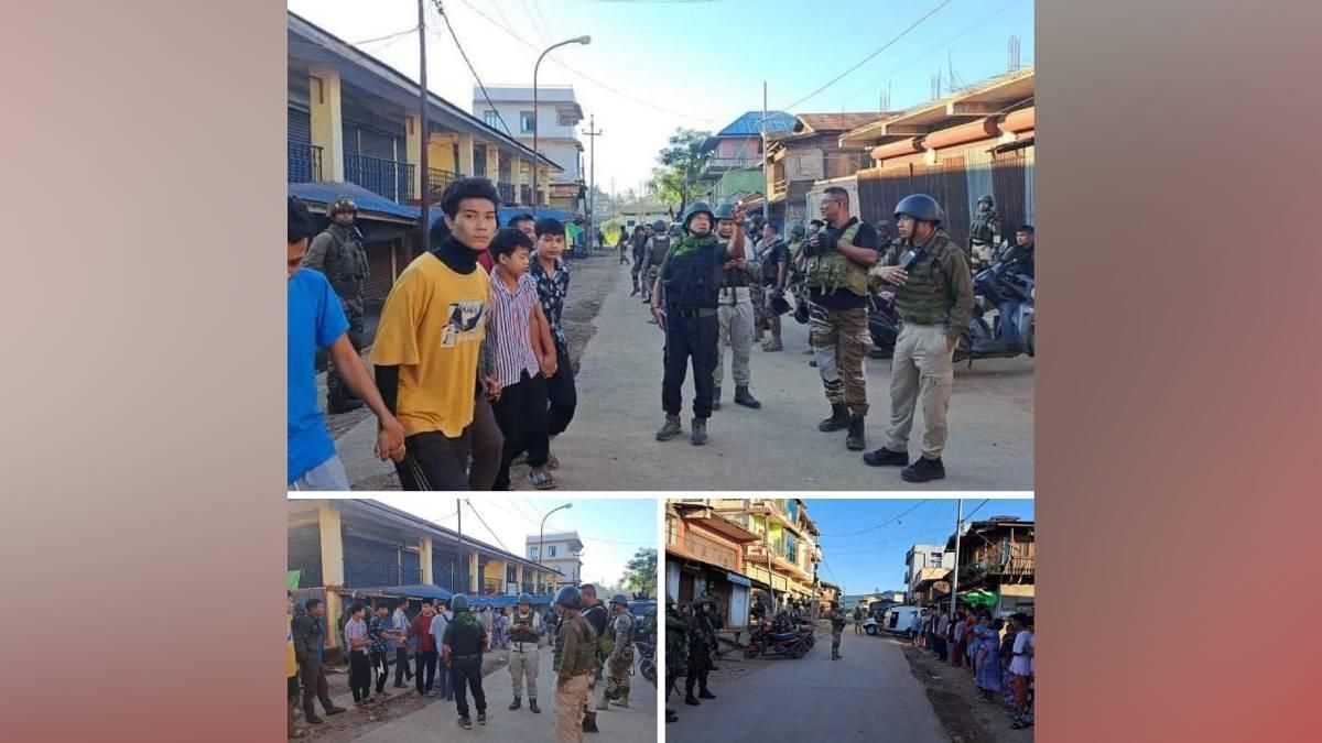 Kukis detained at Moreh Colony Market