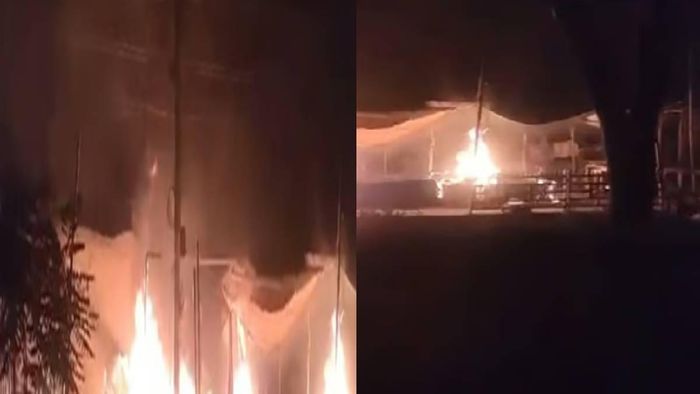 Major fire in Barbari market area destroys over dozen shops