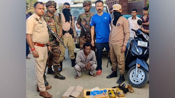 One drug peddler apprehended with contraband items