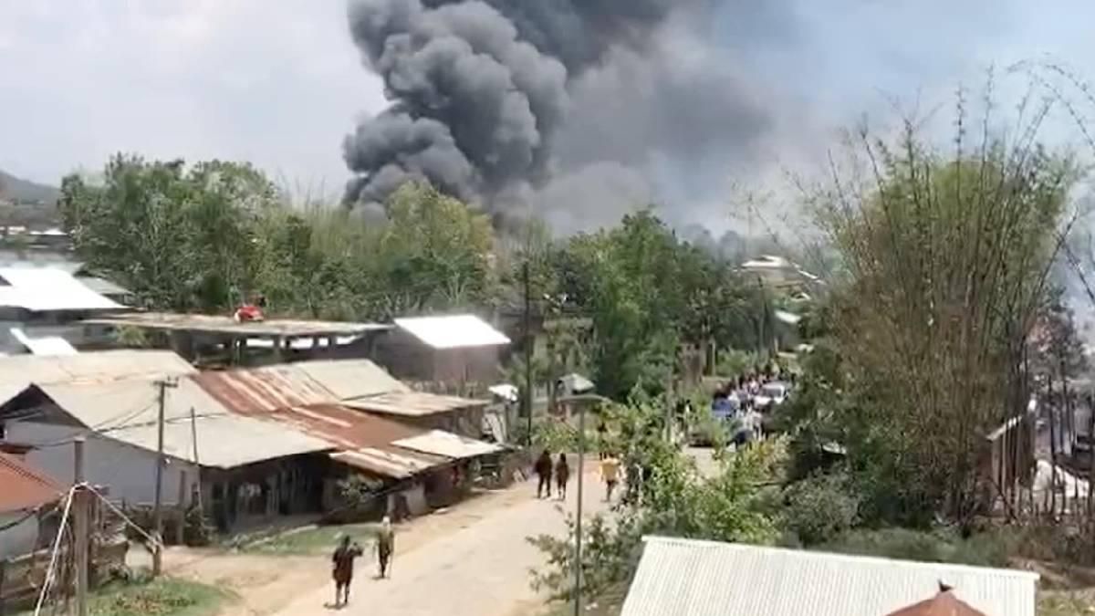 File photo of Manipur violence