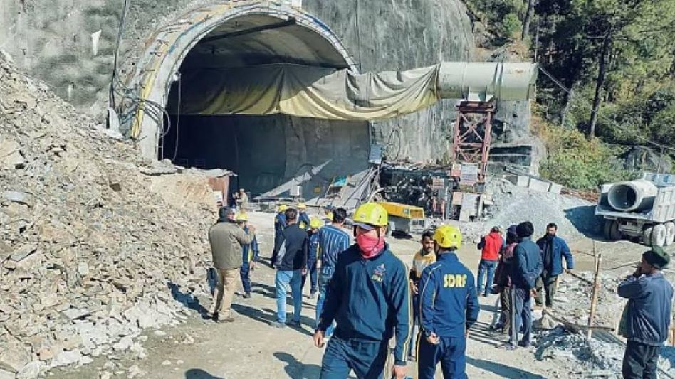 Uttarakhand: Nearly 40 feared trapped as under-construction tunnel collapses Uttarakhand: Nearly 40 feared trapped as under-construction tunnel collapses