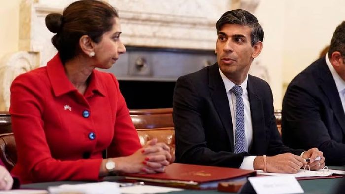 Rishi Sunak dismisses Interior Minister Suella Braverman amidst cabinet reshuffle