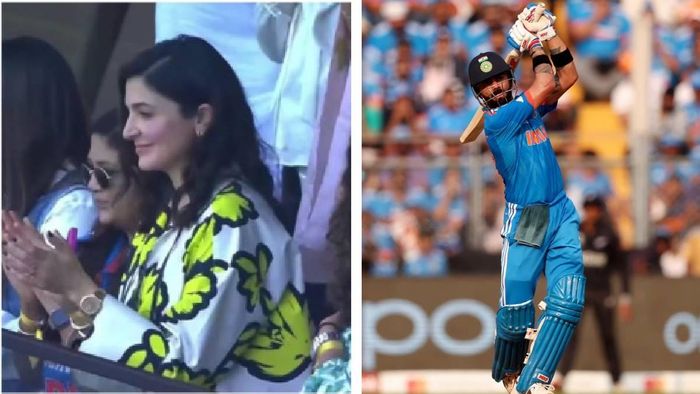India vs New Zealand: Anushka Sharma smiles her heart out as Virat Kohli hits 50th hundred