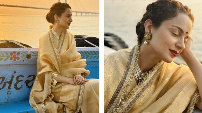 Kangana Ranaut seeks solace in Dwarkadhish temple after Tejas' box office bomb