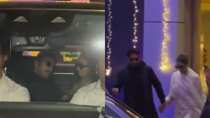 Ranveer Singh and Deepika Padukone spotted at Mumbai's Kalina airport