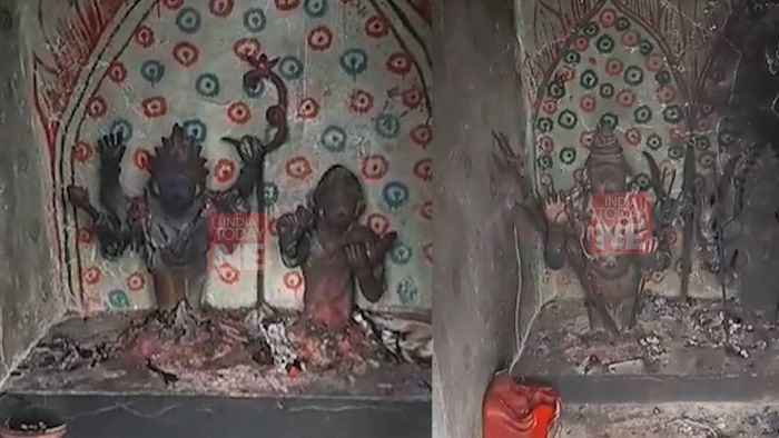 Assam: 200-year-old temple in Karimganj devastated by miscreants, sparks outrage