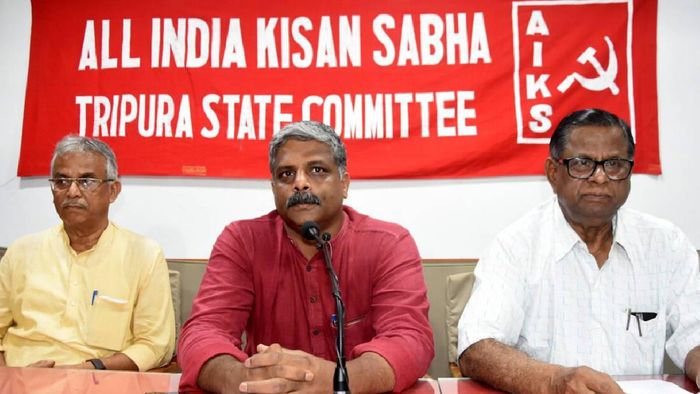 Cyclone Midhili: Tripura AIKS demands compensation for over one lakh farmers facing severe losses