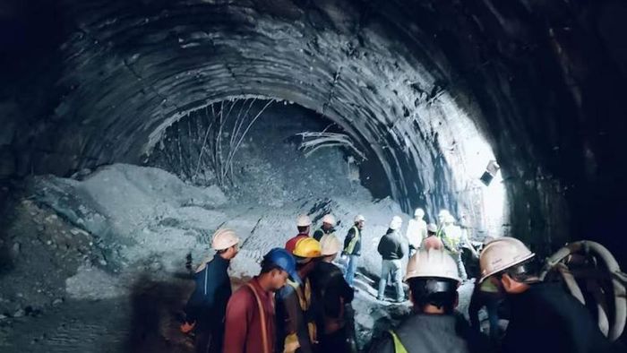 At least 36 workers are feared to be trapped inside a tunnel in Uttarakhand's Uttarkashi district after the under-construction structure collapsed on Saturday night.
