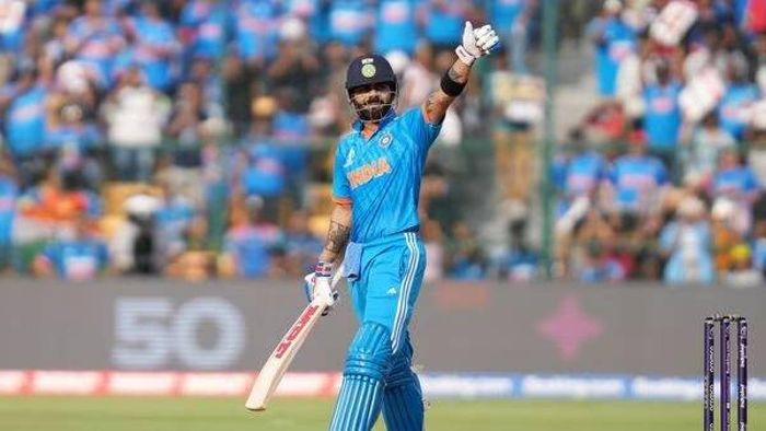 Virat Kohli achieved a second milestone today after he created another record with 50 centuries in the ODI World Cup.