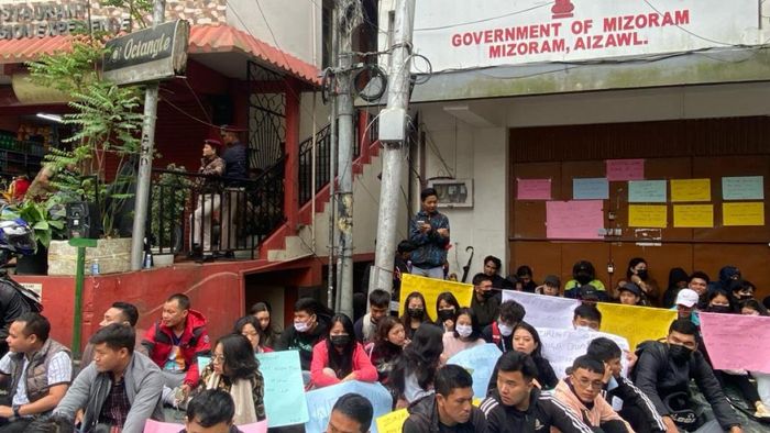 Mizo Students Association launch hunger strike demanding scholarship