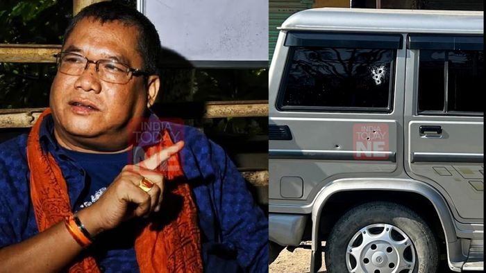 Miscreants shoot at Meitei Leepun chief Pramot Singh in Manipur
