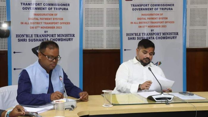 Tripura transport department goes cashless in a bid to bring transparency
