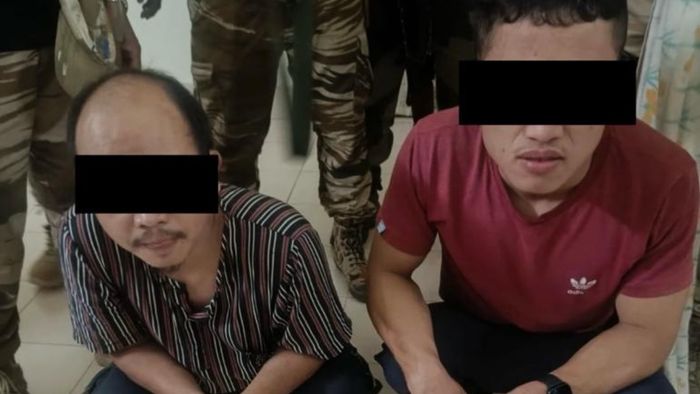 Two Kuki National Army cadre apprehended during search operations