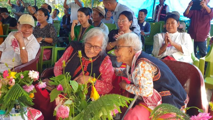 Arunachal's first lady graduate and second lady teacher releases Borguli Doying book