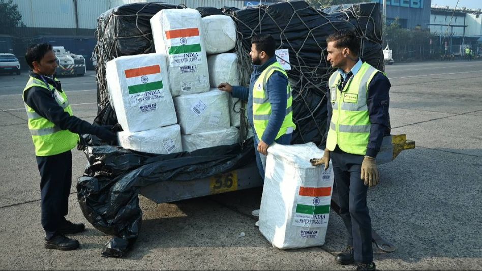 India sends humanitarian assistance and disaster relief to Papua New Guinea amid volcanic eruption India sends humanitarian assistance and disaster relief to Papua New Guinea amid volcanic eruption