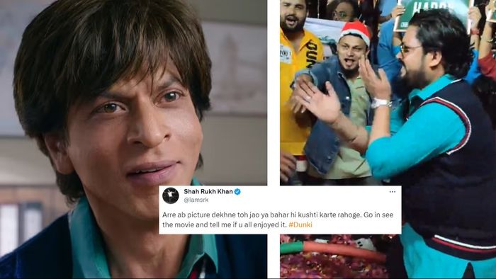 'Dunki' fever sweeps across India, SRK reacts to a fan dressed like Hardy