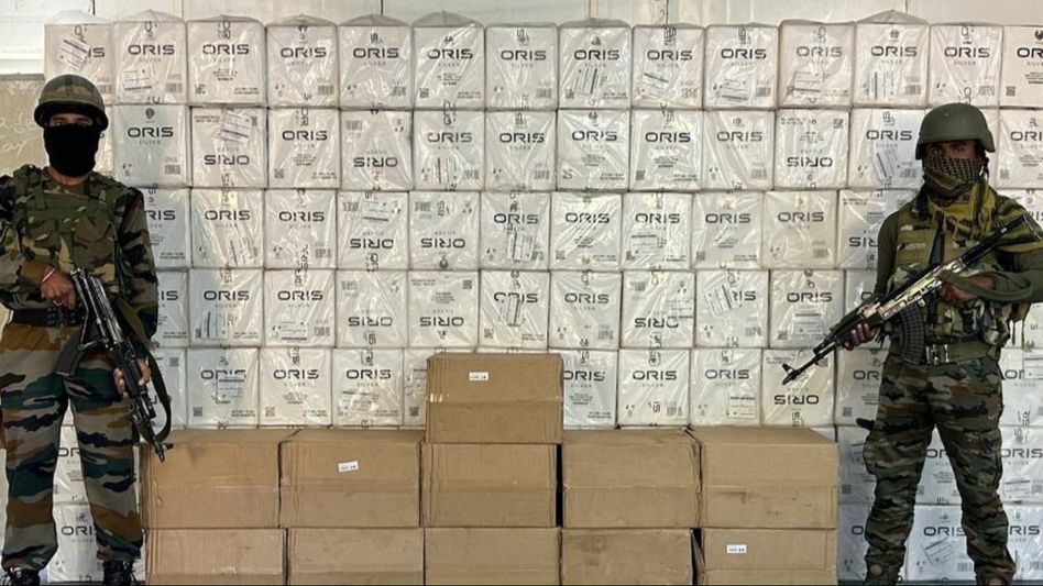 Mizoram: Foreign origin cigarettes worth Rs 2.38 crore seized Mizoram: Foreign origin cigarettes worth Rs 2.38 crore seized