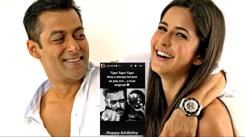 Superstar Salman Khan receives heartfelt birthday wish from Katrina Kaif Superstar Salman Khan receives heartfelt birthday wish from Katrina Kaif