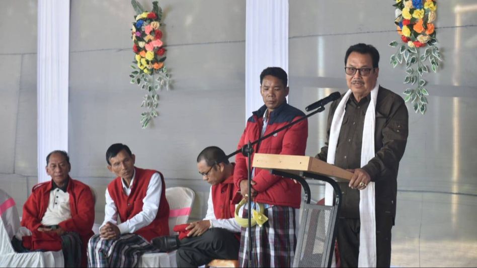 Arunachal Pradesh Deputy Chief Minister attends Gaon Burahs Conference at Namsai Arunachal Pradesh Deputy Chief Minister attends Gaon Burahs Conference at Namsai