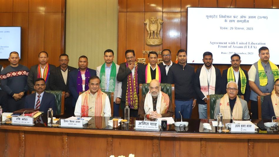 Himanta Biswa Sarma says, 'Will implement accord with ULFA (pro talk) hundred per cent' Himanta Biswa Sarma says, 'Will implement accord with ULFA (pro talk) hundred per cent'