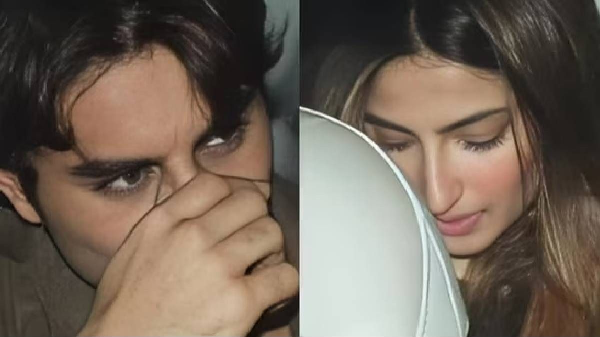 Ibrahim Ali Khan hides face after spotted with Palak Tiwari