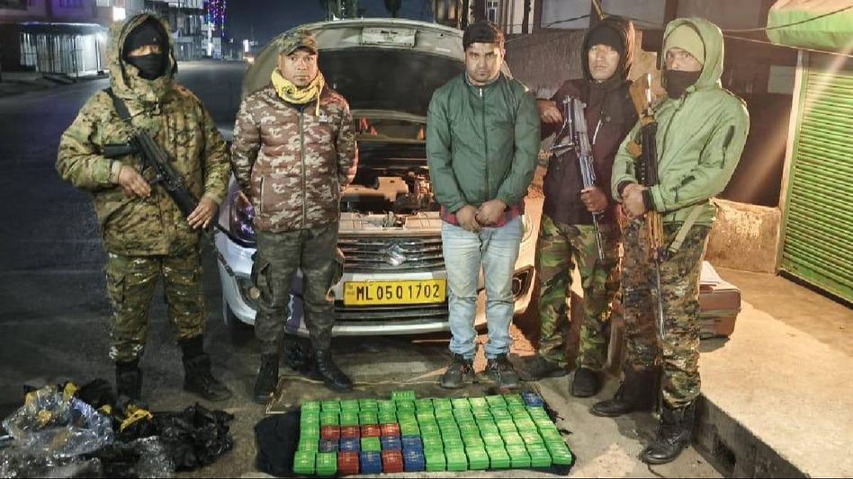 Meghalaya: Heroin worth Rs 6 crore seized in East Jaintia Hills, CM Sangma lauds state police Meghalaya: Heroin worth Rs 6 crore seized in East Jaintia Hills, CM Sangma lauds state police