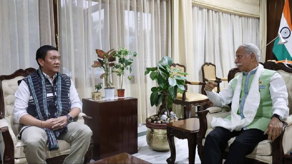 Arunachal CM Pema Khandu discusses development plans with Governor for New Year Arunachal CM Pema Khandu discusses development plans with Governor for New Year