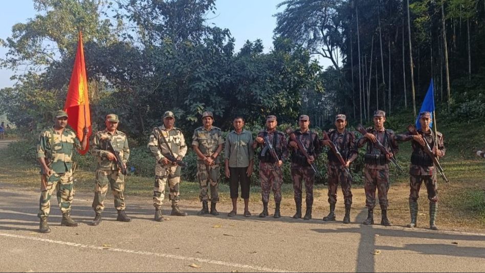Meghalaya BSF hands over Bangladeshi national to Border Guard Bangladesh Meghalaya BSF hands over Bangladeshi national to Border Guard Bangladesh