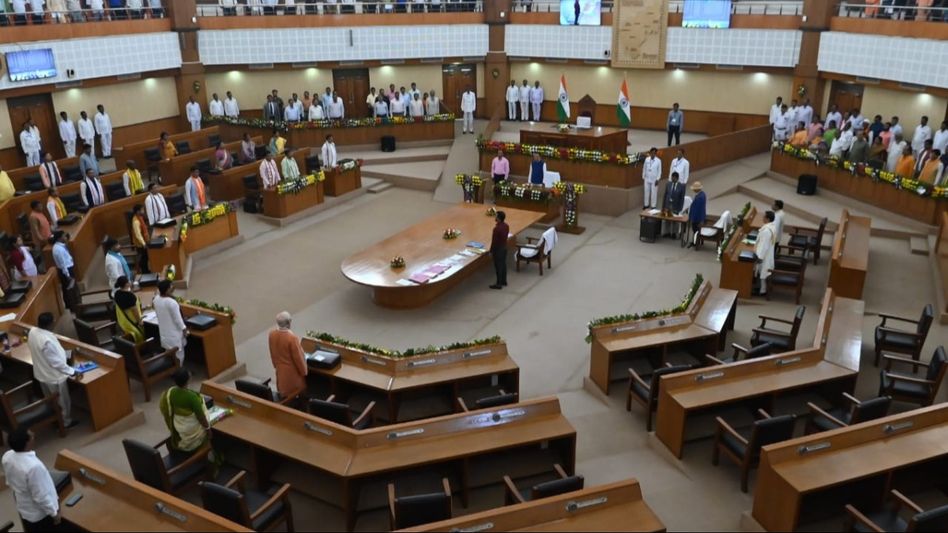 Tripura legislative assembly gears up for third session amidst tight security measures Tripura legislative assembly gears up for third session amidst tight security measures