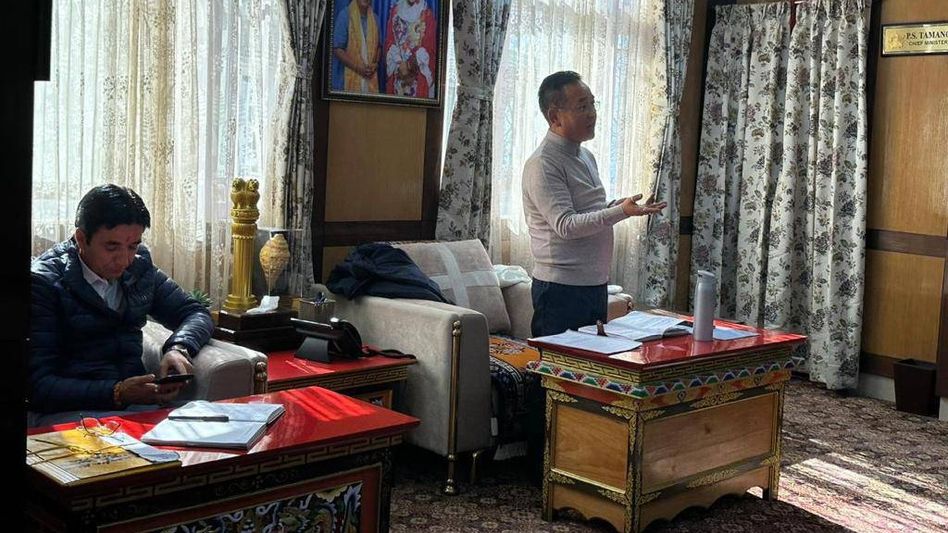 Sikkim: SKM convenes 19th edition of Legislators Meeting at CM's residence Sikkim: SKM convenes 19th edition of Legislators Meeting at CM's residence