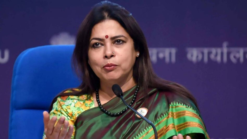 MoS Meenakshi Lekhi arrives in Tripura, emphasizes on development in North East MoS Meenakshi Lekhi arrives in Tripura, emphasizes on development in North East