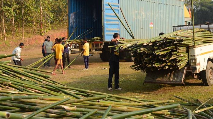 Assam: Boko sends 7,000 bamboo pieces to Ayodhya for Ram Mandir inauguration