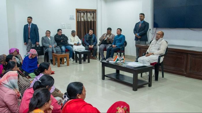 Manipur: CM N Biren Singh commends women groups for positive support in government initiatives