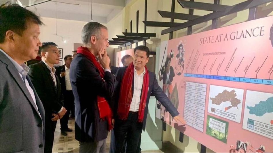 Pema Khandu welcomes US Ambassador for festive new year visit to Arunachal Pradesh Pema Khandu welcomes US Ambassador for festive new year visit to Arunachal Pradesh
