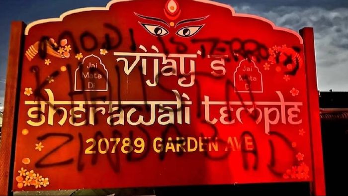 Hindu Temple in California Vandalised, Anti-India Slogans Found