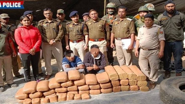 Tripura: Two held with cannabis worth Rs 55.2 lakh Tripura: Two held with cannabis worth Rs 55.2 lakh